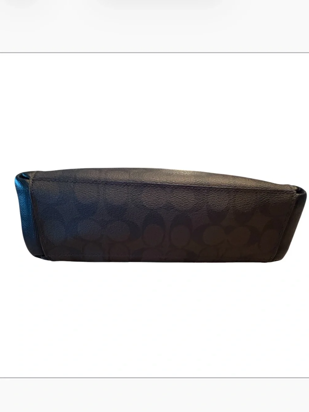 Coach Christie Carryall in signature brown and black monogram